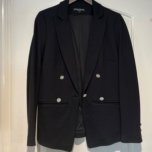 Central Park West Blazer with Rhinestone Buttons